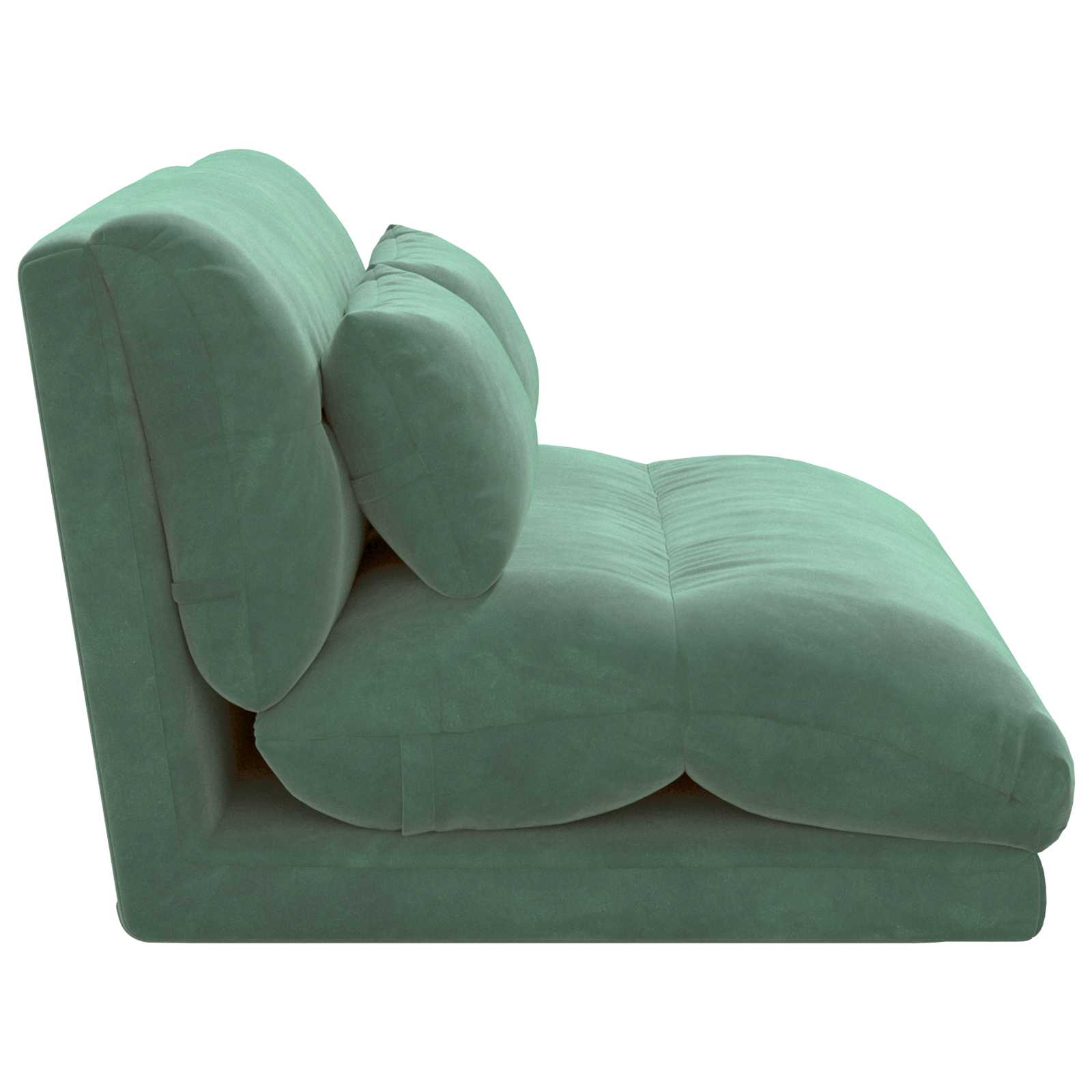 Vloerstoel Zeegroen 110 x 82 x 55 cm Fluweel