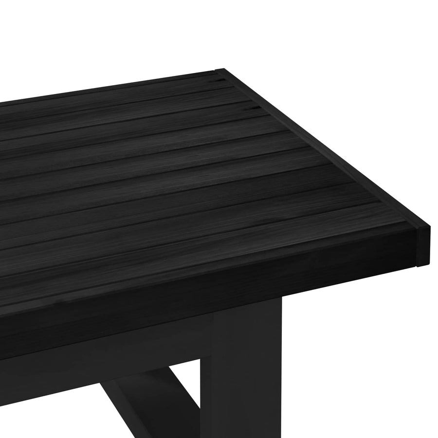 Salontafel NOAIN Zwart 119 x 60 x 40 cm Massief grenenhout
