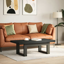 Salontafel NOAIN Zwart 119 x 60 x 40 cm Massief grenenhout