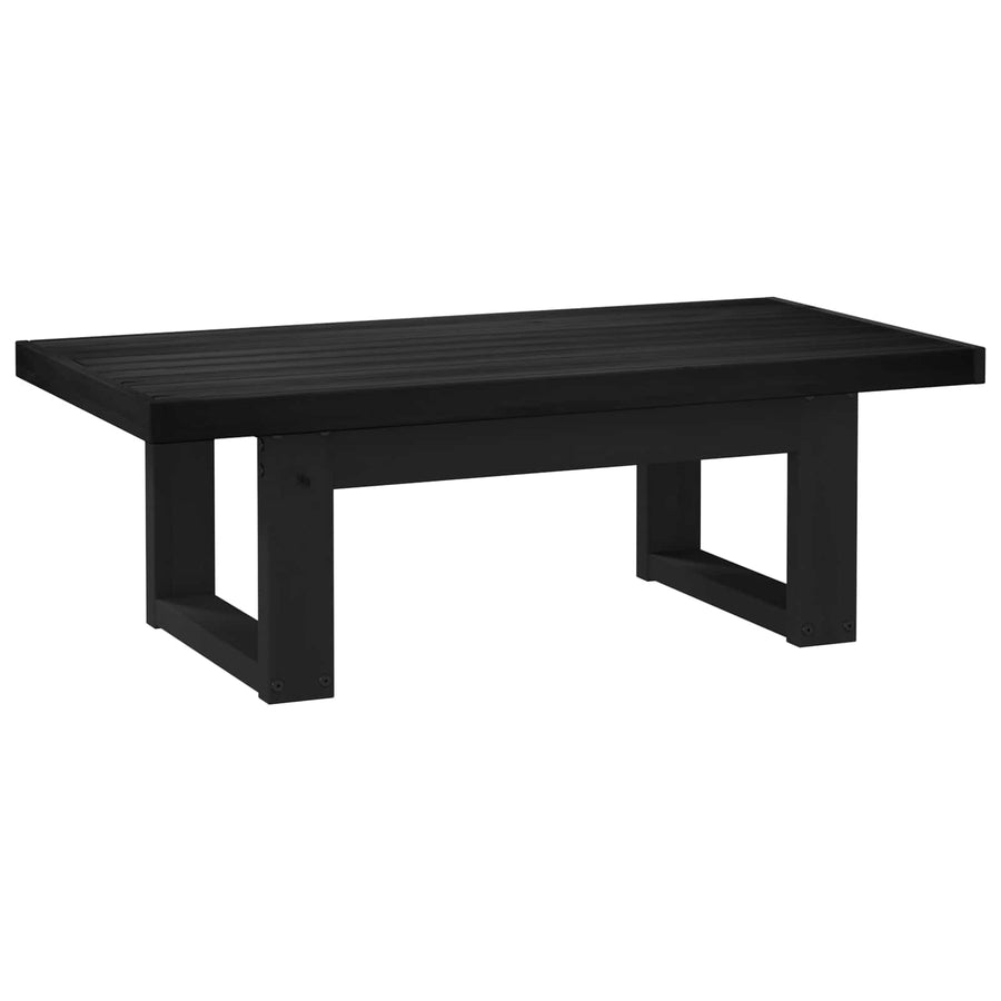 Salontafel NOAIN Zwart 119 x 60 x 40 cm Massief grenenhout