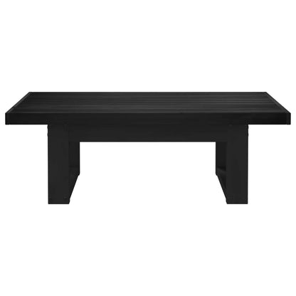 Salontafel NOAIN Zwart 119 x 60 x 40 cm Massief grenenhout