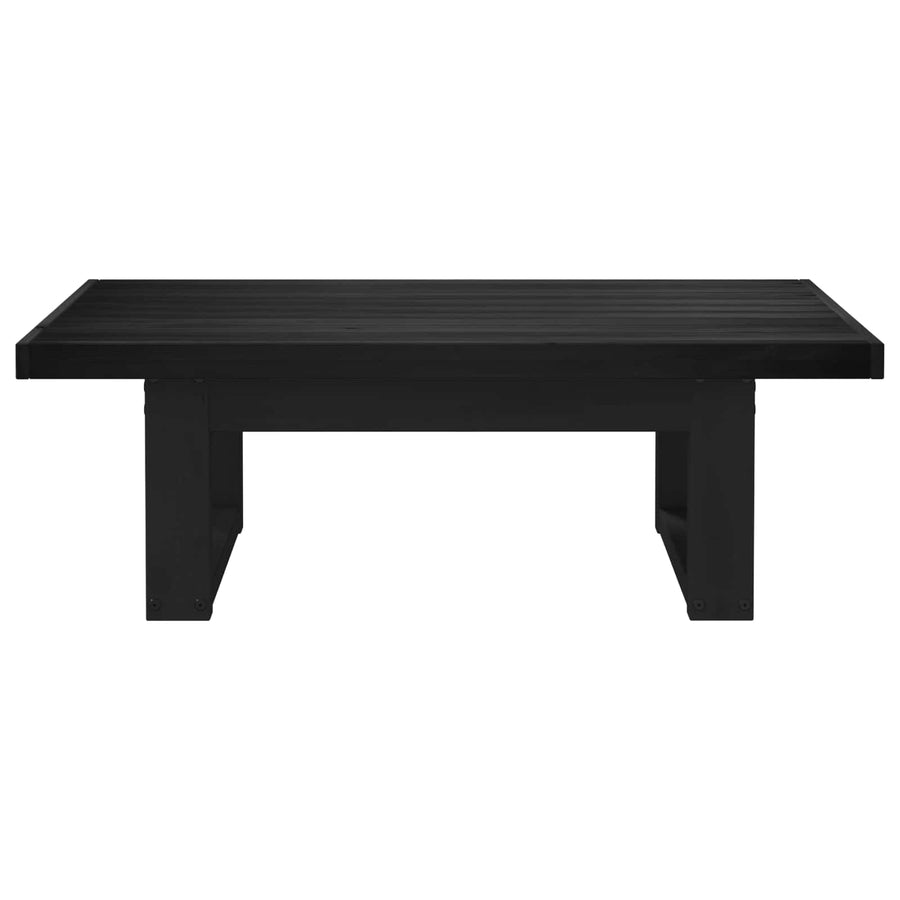 Salontafel NOAIN Zwart 119 x 60 x 40 cm Massief grenenhout