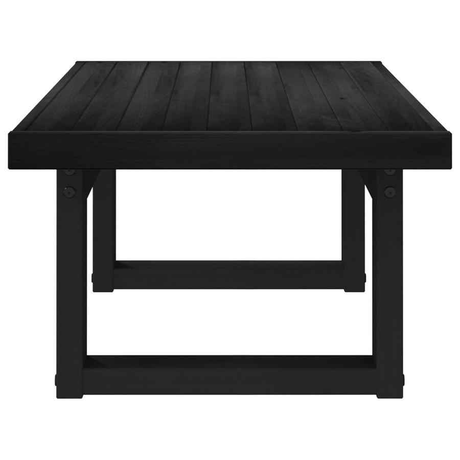 Salontafel NOAIN Zwart 119 x 60 x 40 cm Massief grenenhout