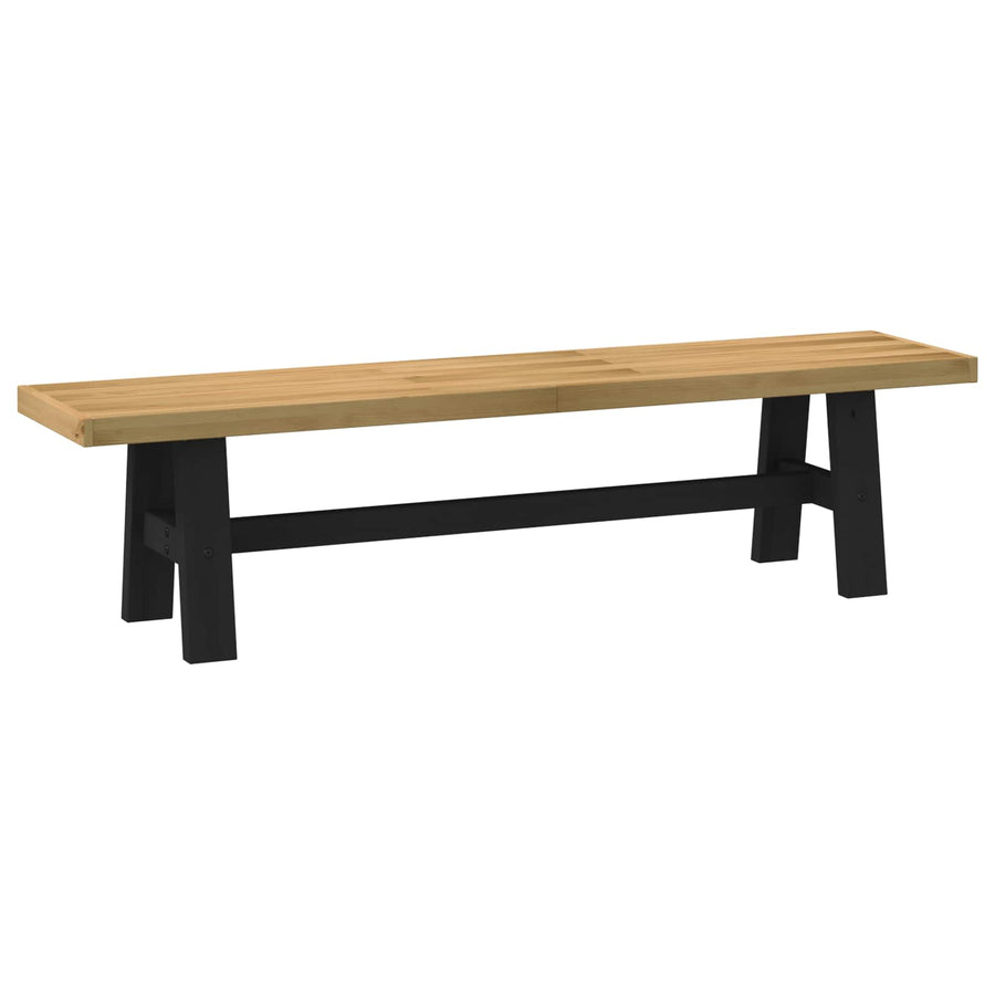 Eetbank NOAIN 160 x 41 x 45 cm Massief grenenhout Naturel