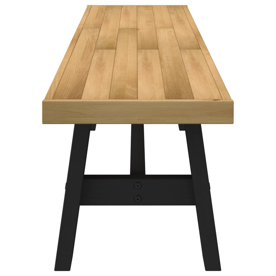 Eetbank NOAIN 160 x 41 x 45 cm Massief grenenhout Naturel