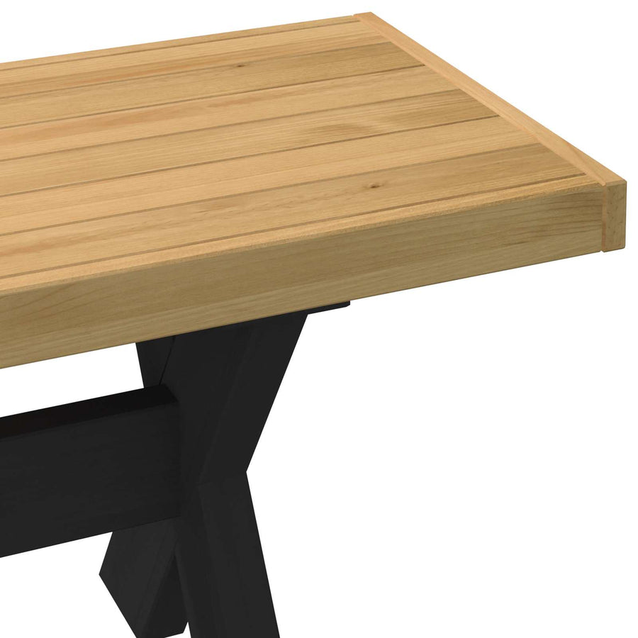 Eetbank NOAIN 160 x 41 x 45 cm Massief grenenhout Naturel
