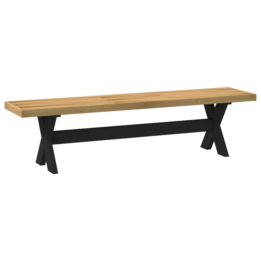 Eetbank NOAIN 160 x 41 x 45 cm Massief grenenhout Naturel