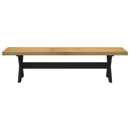 Eetbank NOAIN 160 x 41 x 45 cm Massief grenenhout Naturel