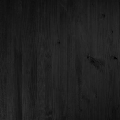 Eetbank NOAIN 160 x 41 x 45 cm Massief grenenhout Zwart
