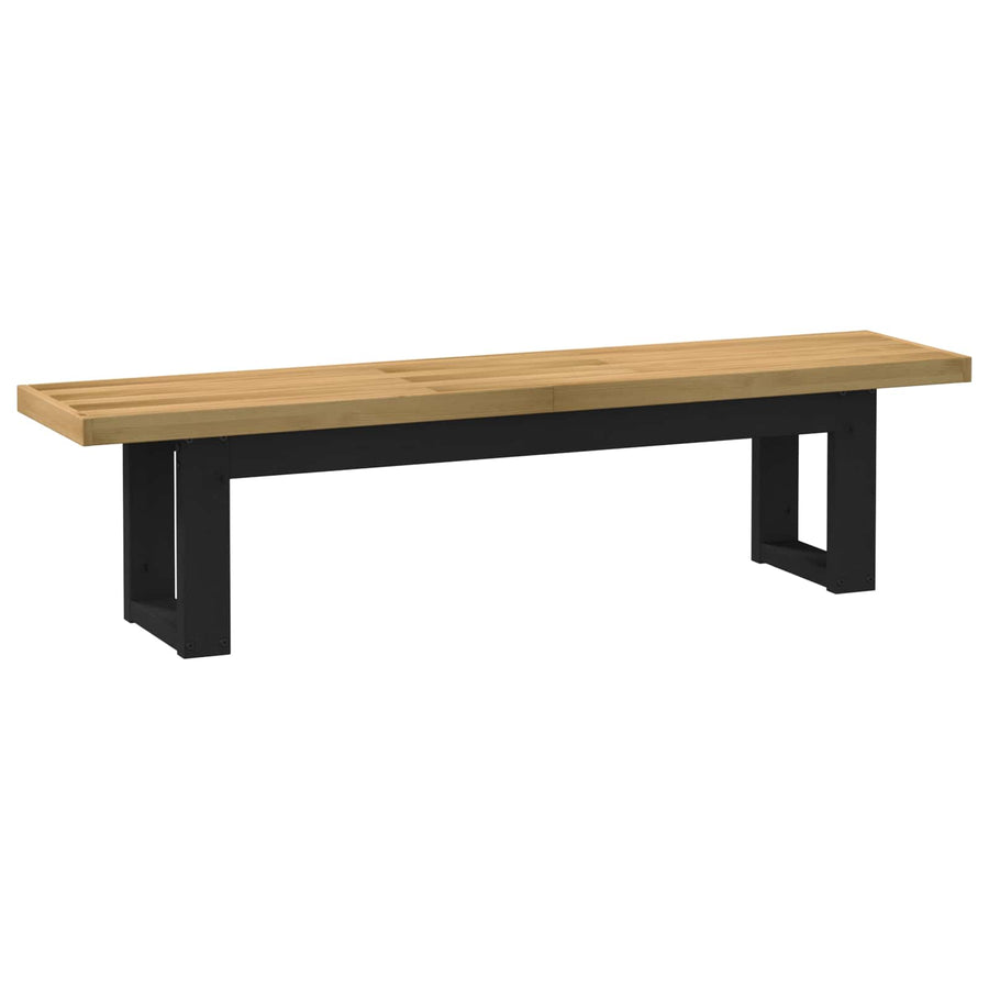 Eetbank NOAIN 160 x 41 x 45 cm Massief grenenhout Naturel