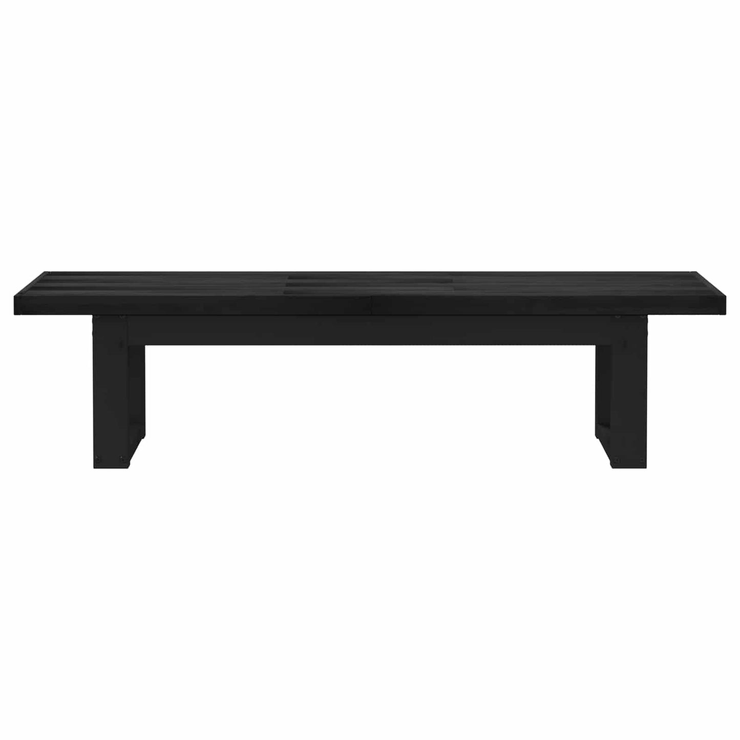 Eetbank NOAIN 160 x 41 x 45 cm Massief grenenhout Zwart