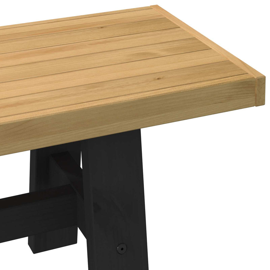 Eetbank NOAIN 120 x 41 x 45 cm Massief grenenhout Naturel
