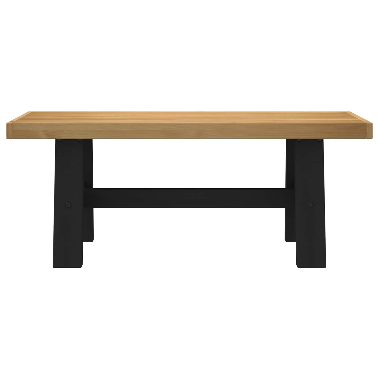Eetbank NOAIN 120 x 41 x 45 cm Massief grenenhout Naturel