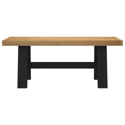 Eetbank NOAIN 120 x 41 x 45 cm Massief grenenhout Naturel