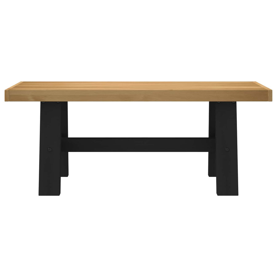 Eetbank NOAIN 120 x 41 x 45 cm Massief grenenhout Naturel