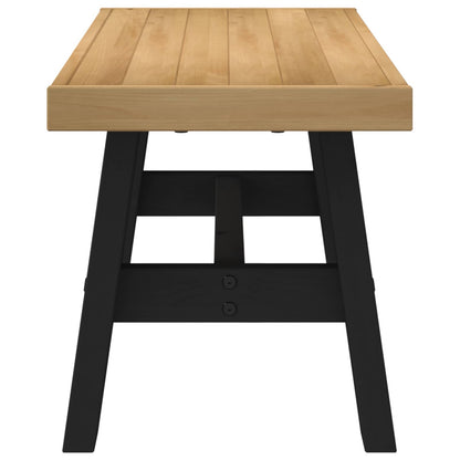 Eetbank NOAIN 120 x 41 x 45 cm Massief grenenhout Naturel