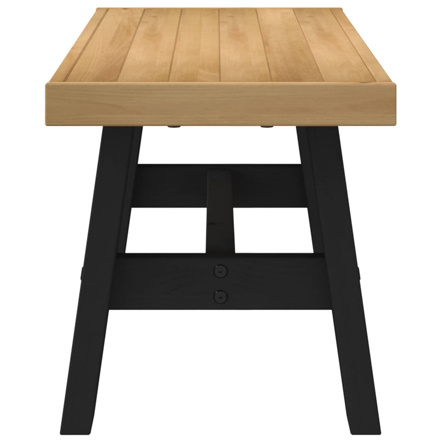 Eetbank NOAIN 120 x 41 x 45 cm Massief grenenhout Naturel