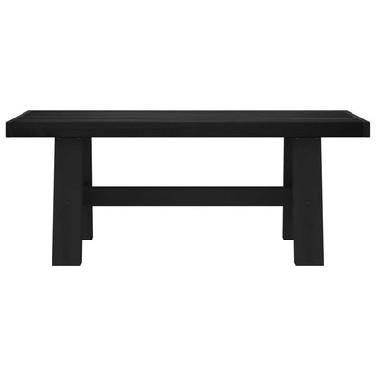 Eetbank NOAIN 120 x 41 x 45 cm Massief grenenhout Zwart