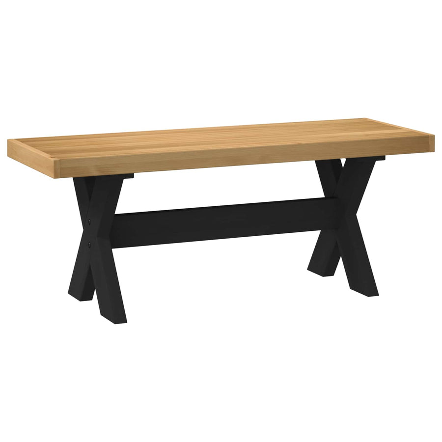 Eetbank NOAIN 120 x 41 x 45 cm Massief grenenhout Naturel