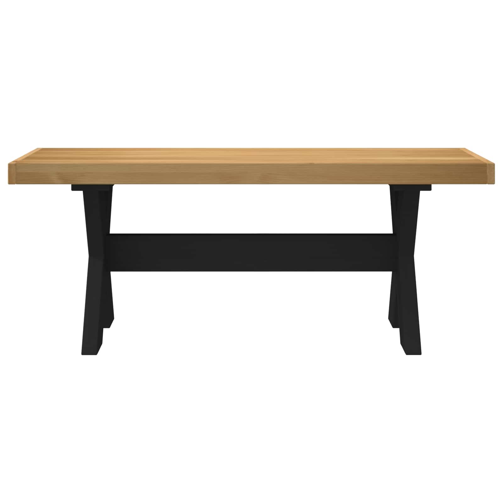 Eetbank NOAIN 120 x 41 x 45 cm Massief grenenhout Naturel
