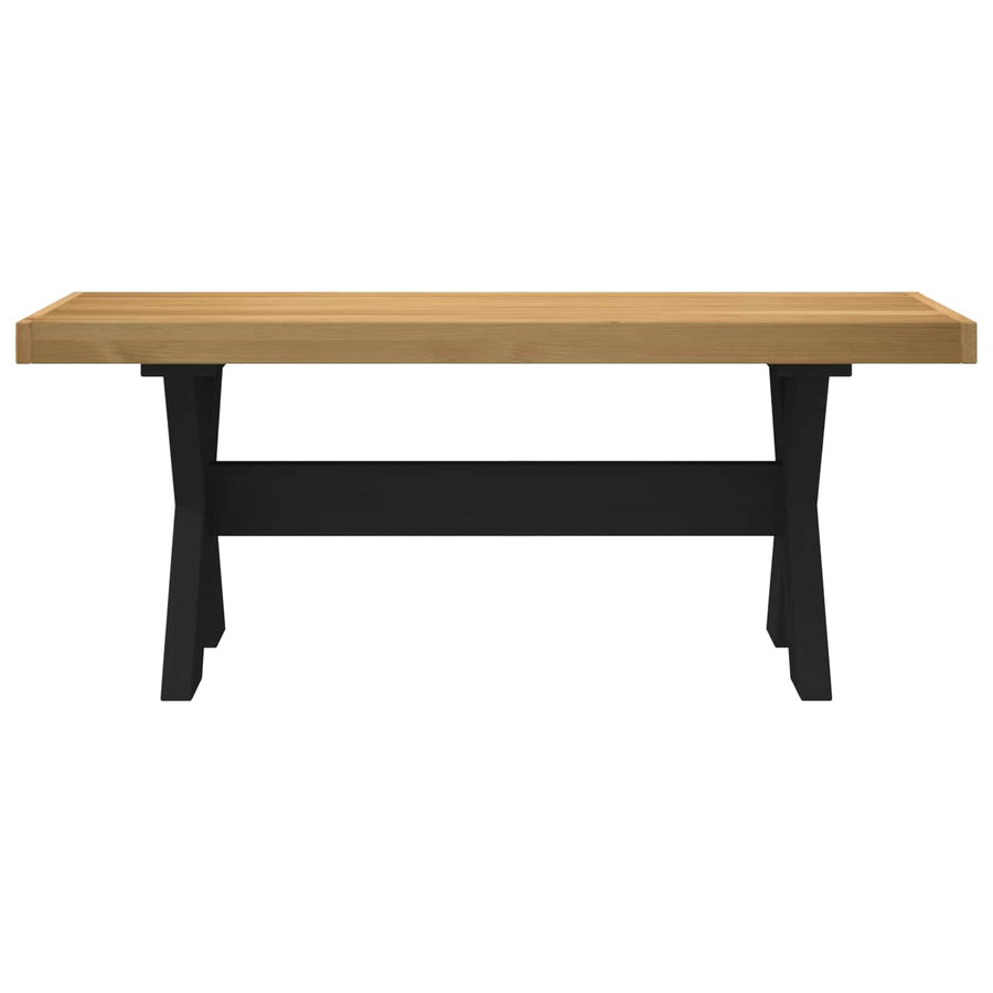 Eetbank NOAIN 120 x 41 x 45 cm Massief grenenhout Naturel