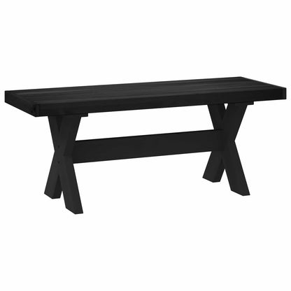 Eetbank NOAIN 120 x 41 x 45 cm Massief grenenhout Zwart