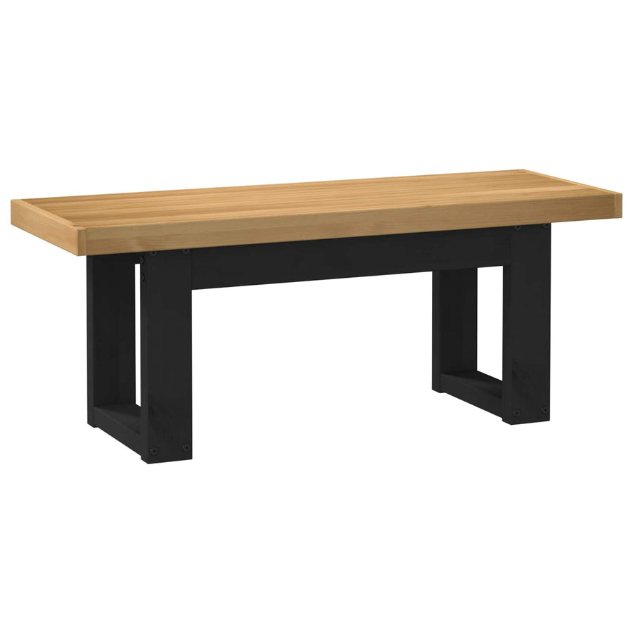 Eetbank NOAIN 120 x 41 x 45 cm Massief grenenhout Naturel