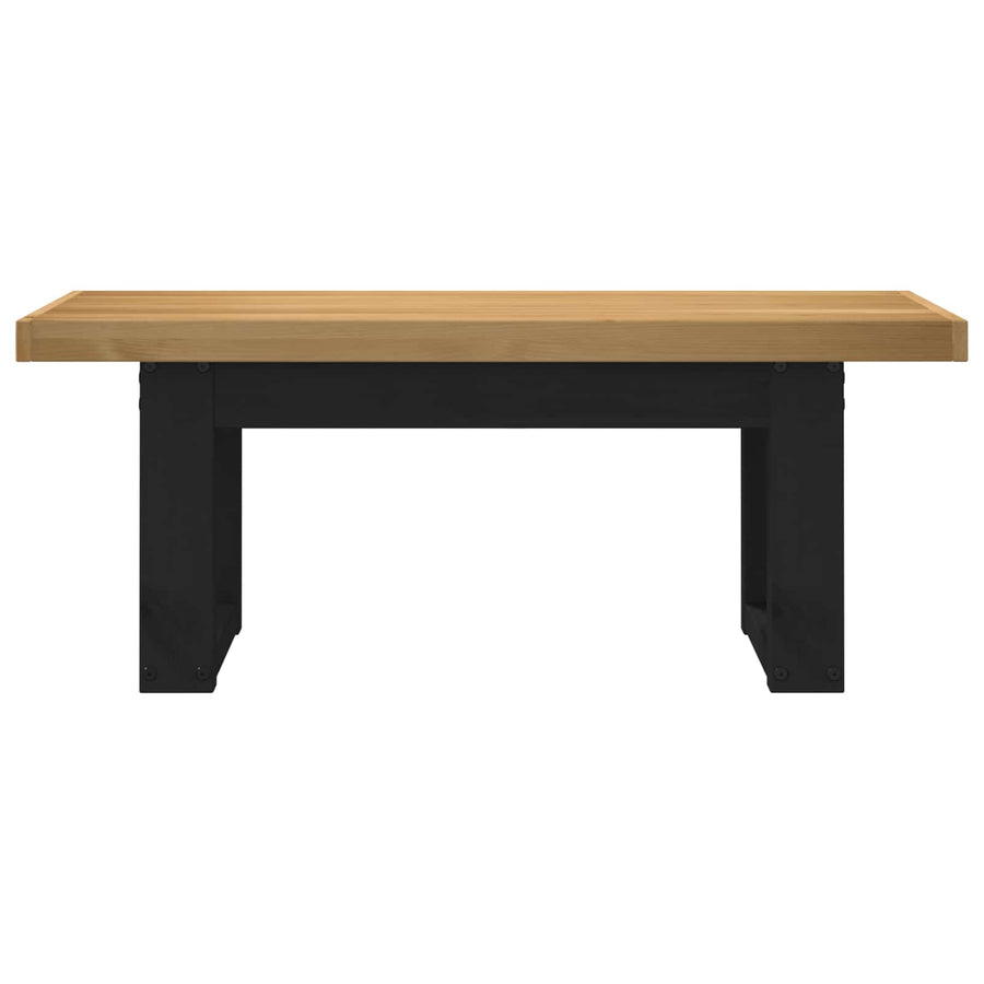 Eetbank NOAIN 120 x 41 x 45 cm Massief grenenhout Naturel