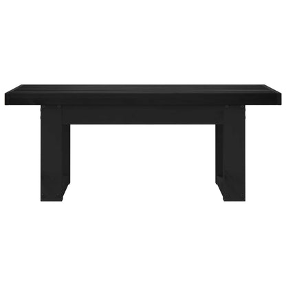Eetbank NOAIN 120 x 41 x 45 cm Massief grenenhout Zwart