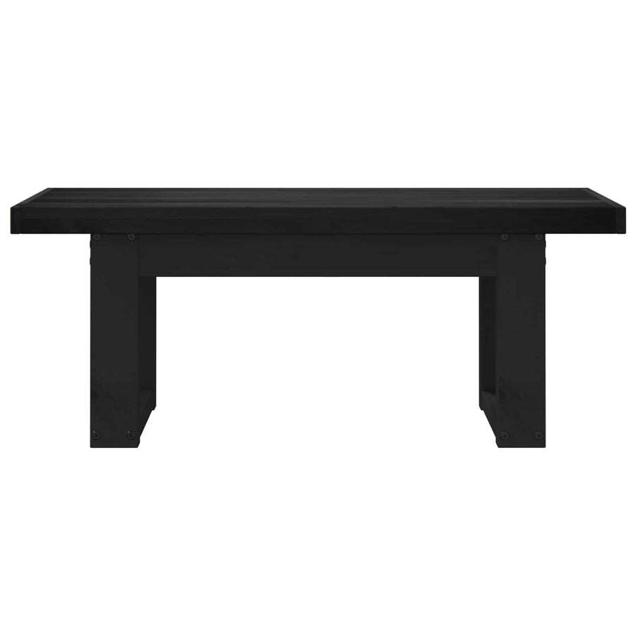 Eetbank NOAIN 120 x 41 x 45 cm Massief grenenhout Zwart