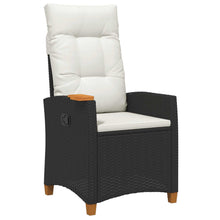 Verstelbare stoel met theeplaat 62 x 64 x 112 cm poly rattan
