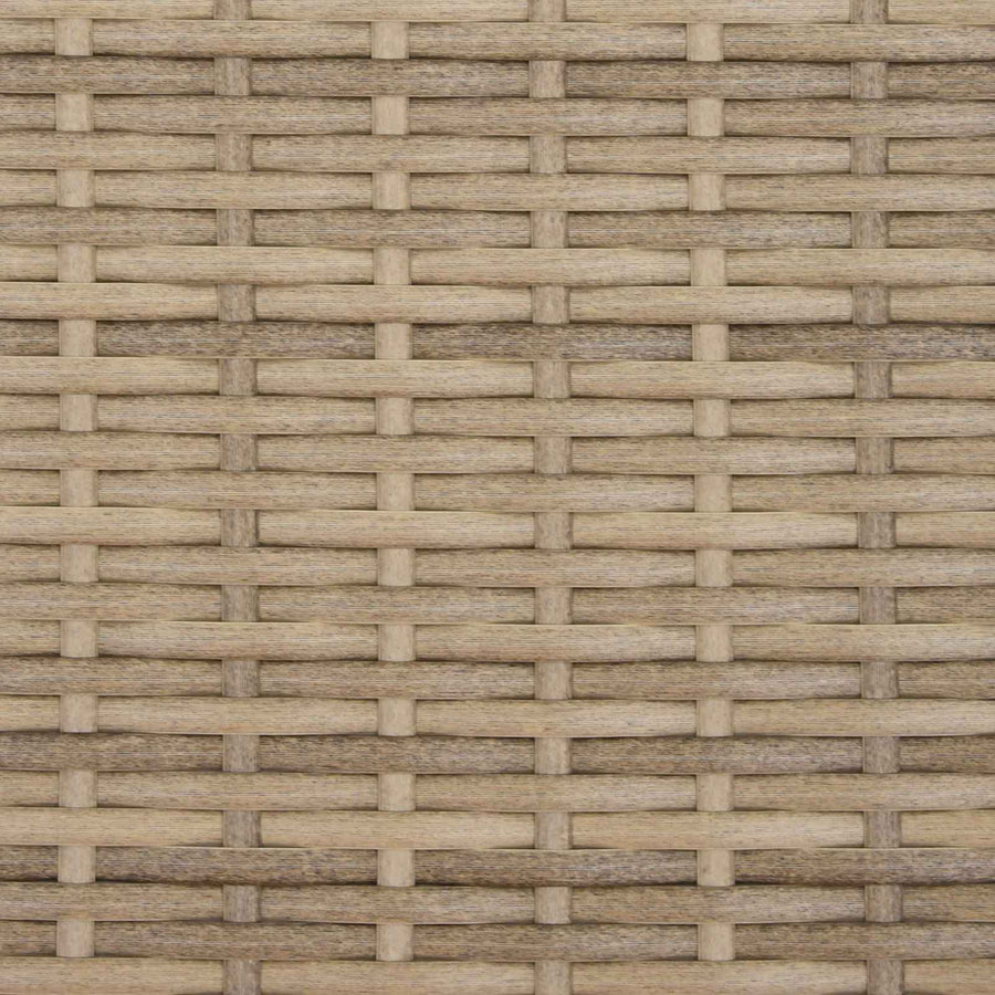 Ligbank met tafel Beige en Licht Grijs 126 x 65 x 112 cm