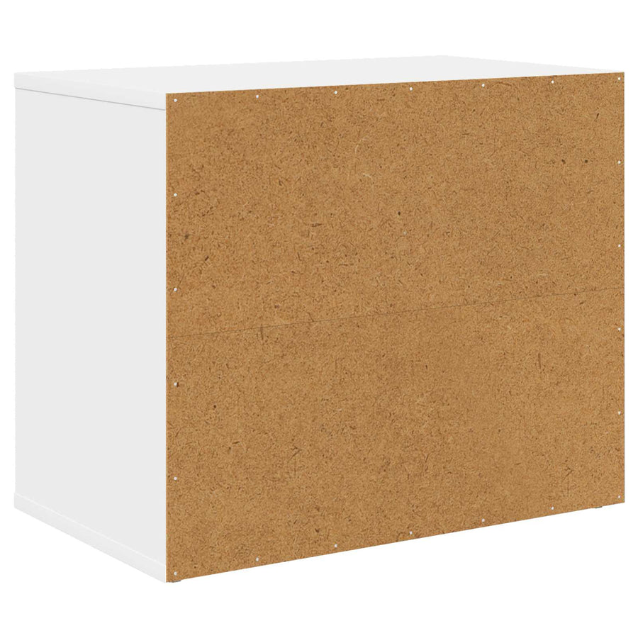 Kattenhuis 51 X 30 X 42 Cm Bewerkt Hout Wit