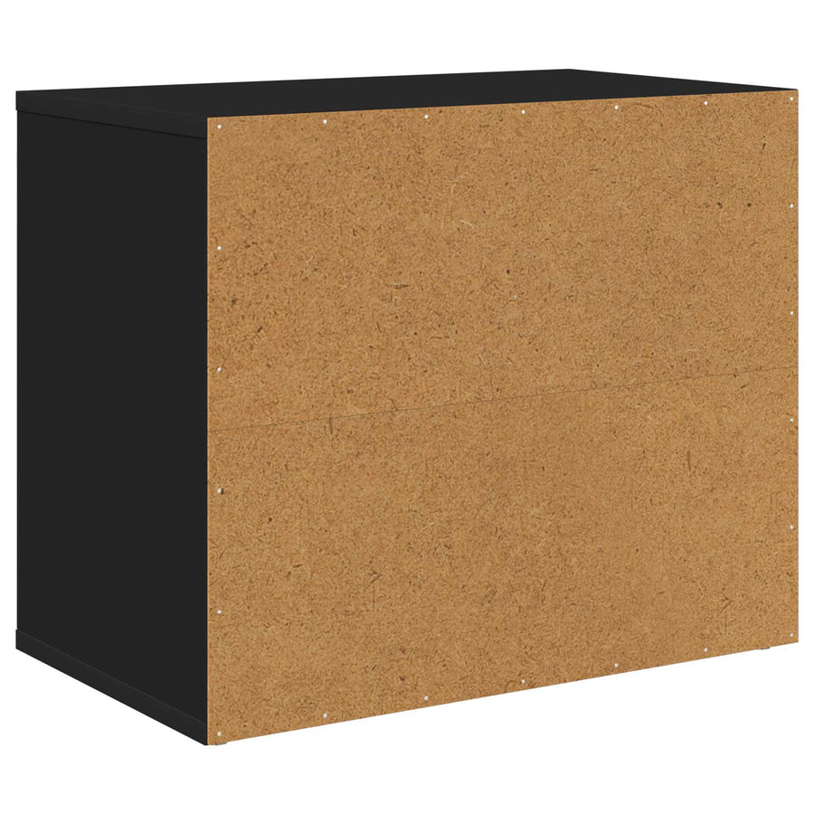 Kattenhuis 51 X 30 X 42 Cm Bewerkt Hout Zwart