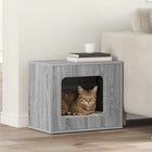 Cat House Grey Sonoma 51 x 30 x 42.5 cm Engineered wood