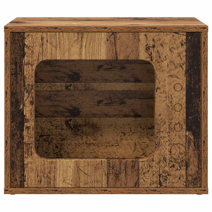 Kattenhuis Oudhout 51 X 30 X 42 Cm Bewerkt Hout Oud hout