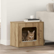 Kattenhuis eiken 51x30x42 cm