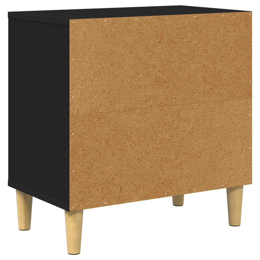 Kattenhuis 51 X 30 X 52 Cm Bewerkt Hout Zwart