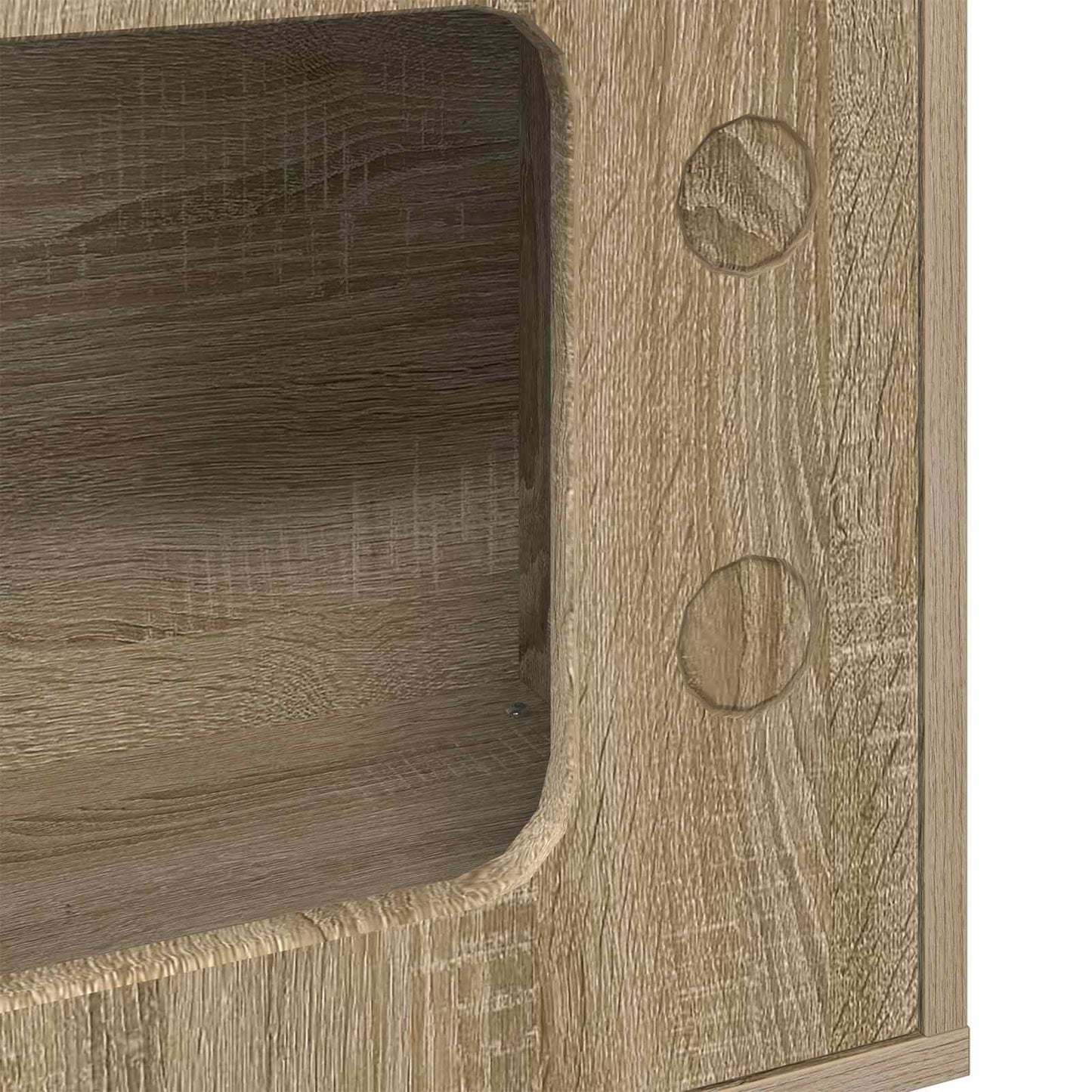 Kattenhuis Sonoma 51 X 30 X 52 Cm Bewerkt Hout Sonoma eiken