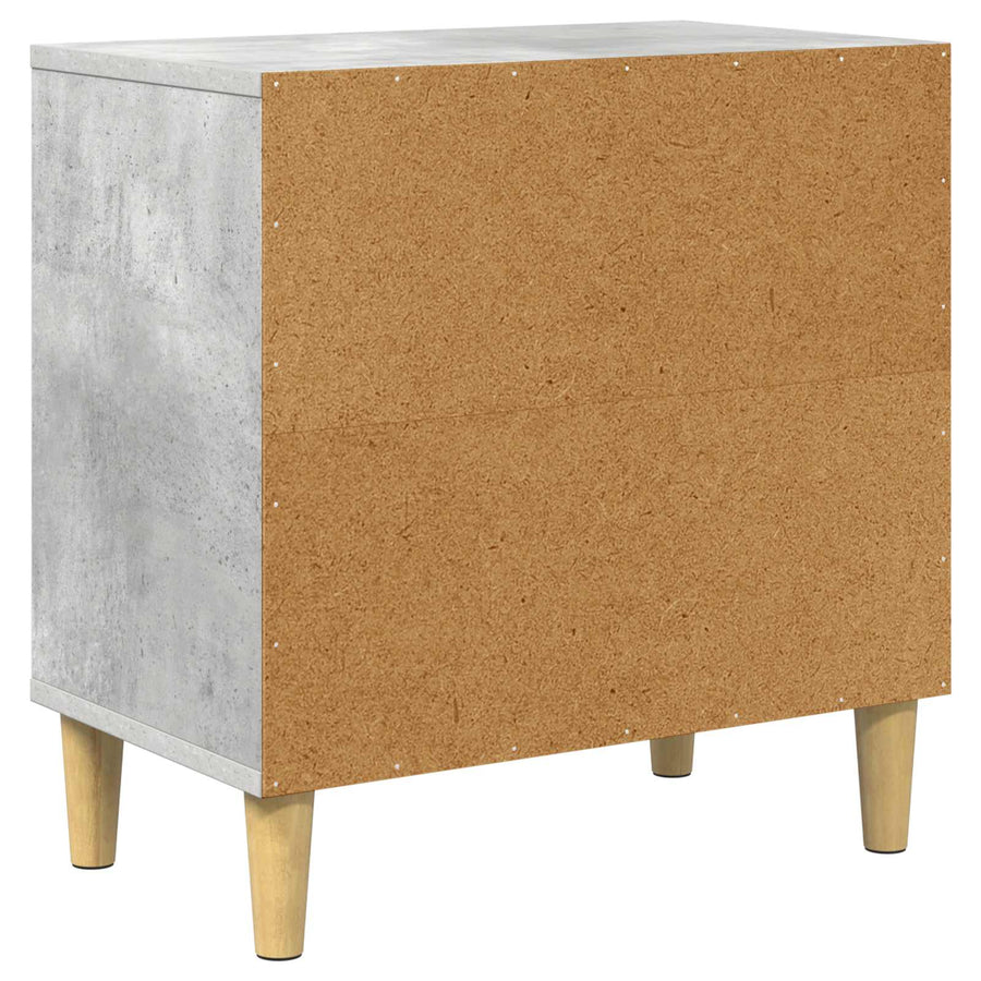 Kattenhuis Beton 51 X 30 X 52 Cm Bewerkt Hout Betongrijs
