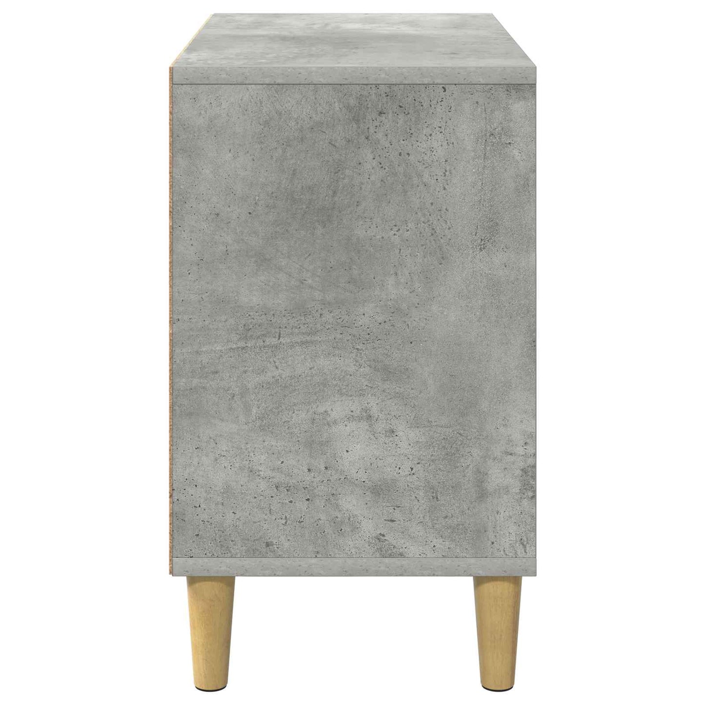 Kattenhuis Beton 51 X 30 X 52 Cm Bewerkt Hout Betongrijs