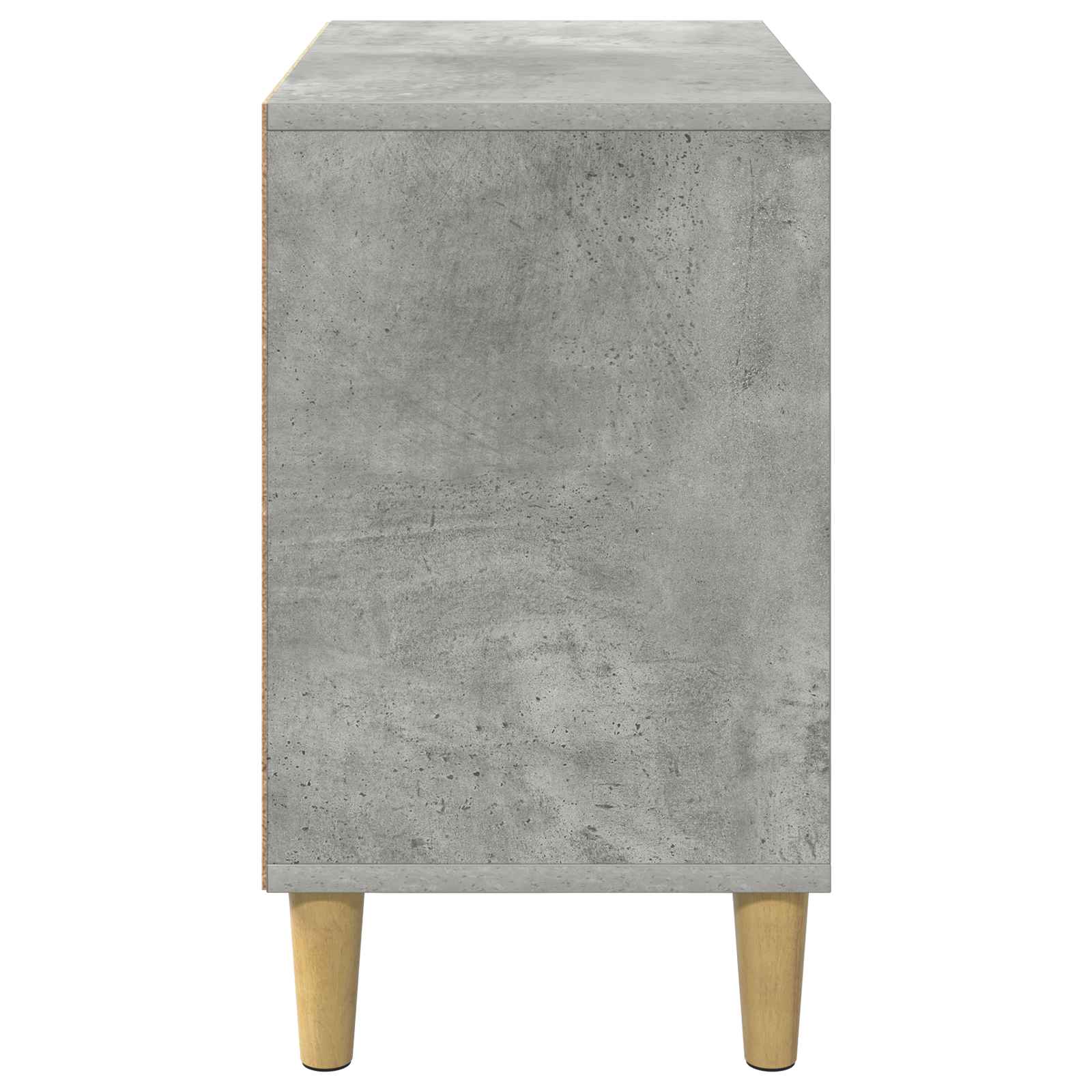 Kattenhuis Beton 51 X 30 X 52 Cm Bewerkt Hout Betongrijs