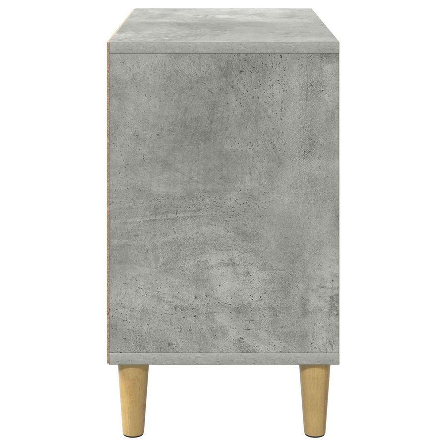 Kattenhuis Beton 51 X 30 X 52 Cm Bewerkt Hout Betongrijs