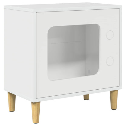 Kattenhuis Glanzend Wit 51 X 30 X 52 Cm Bewerkt Hout Hoogglans wit