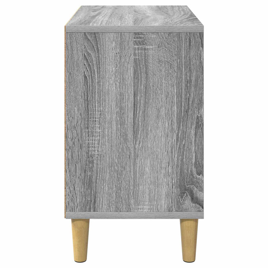 Kattenhuis 51 X 30 X 52 Cm Bewerkt Hout Grijs sonoma
