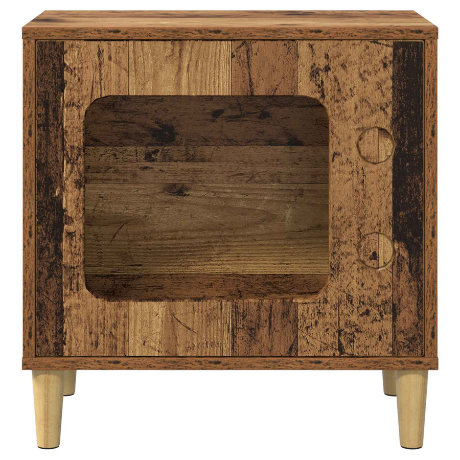 Kattenhuis Oudhout 51 X 30 X 52 Cm Bewerkt Hout Oud hout