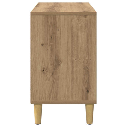 Kattenhuis Ambachtelijk Eiken 51 X 30 X 52 Cm Bewerkt Hout artisanaal eikenkleurig