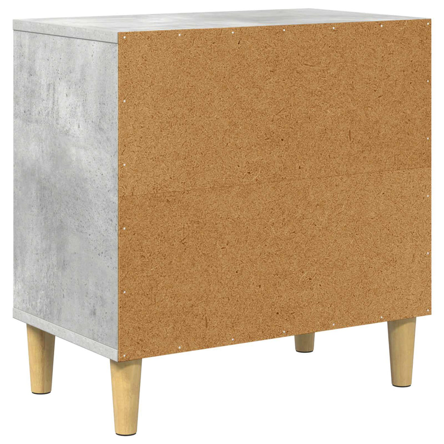 Kattenhuis Beton 51 X 30 X 52 Cm Bewerkt Hout Betongrijs