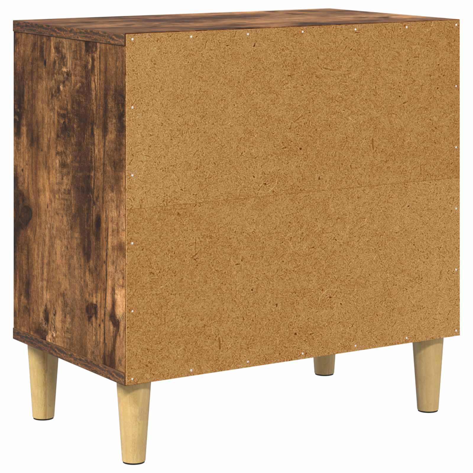 Kattenhuis 51 X 30 X 52 Cm Bewerkt Hout Gerookt eiken