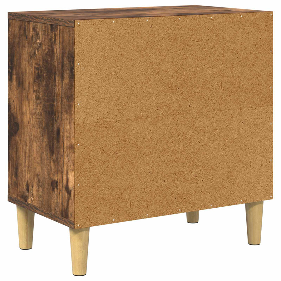 Kattenhuis 51 X 30 X 52 Cm Bewerkt Hout Gerookt eiken
